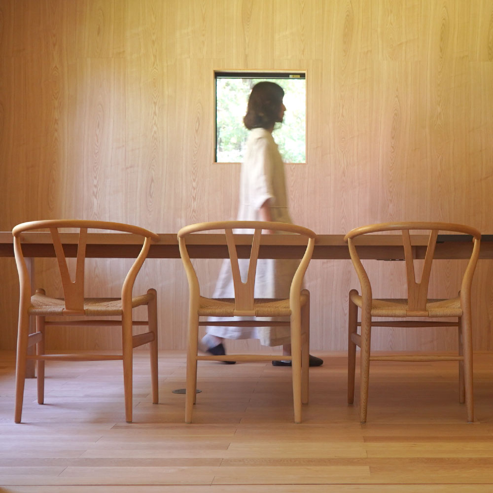 楽天市場】Yチェア ビーチ オイルフィニッシュ 45cm／43cm【Yチェア