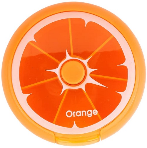 楽天市場】ピルケース 《Orange オレンジ》 薬入れ 仕分け 1週間分