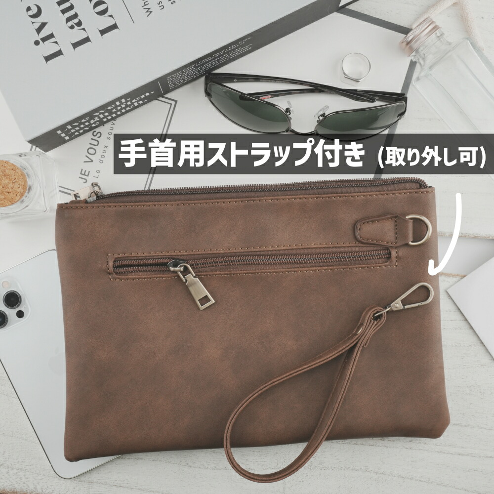 楽天市場】セカンドバッグ クラッチバッグ PU レザー 財布 小さめ A5