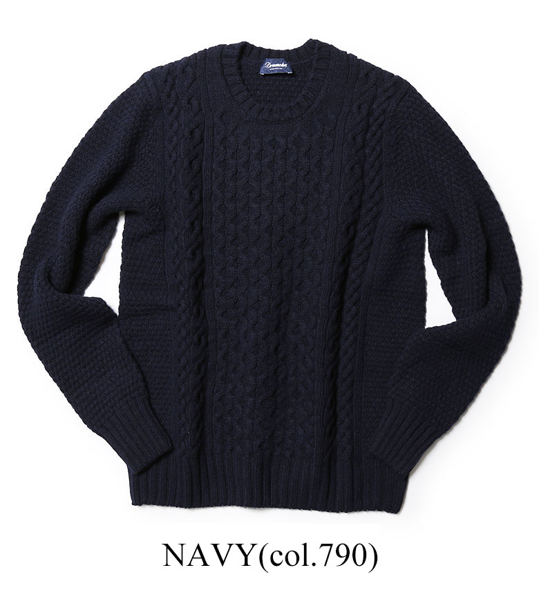 楽天市場】【50%OFF!】ドルモア ニット ケーブル編み クルーネック
