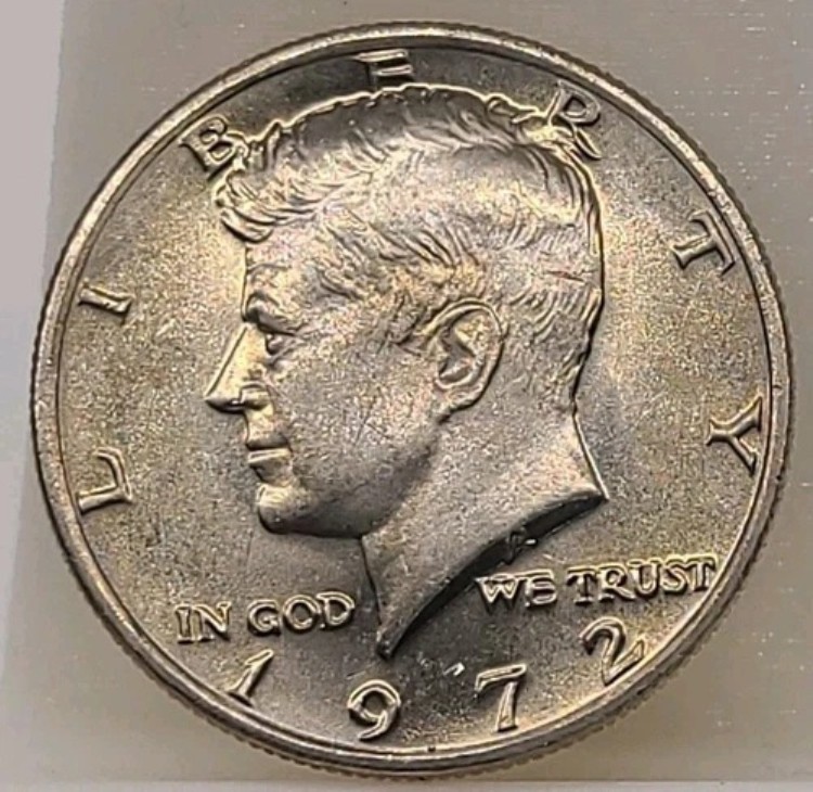 楽天市場】1972年ケネディハーフダラー - 50セント - ミントマークなし
