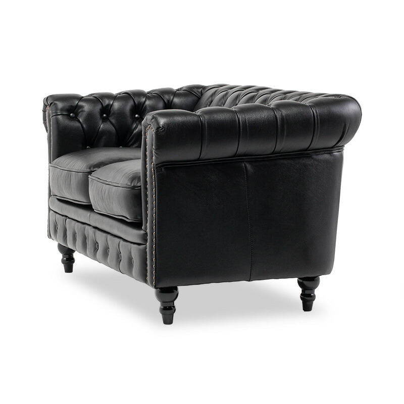 楽天市場】VINCENT ヴィンセント チェスターフィールド ソファ 本革