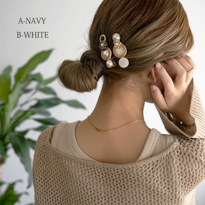 楽天市場】【メール便送料無料】 ヘアクリップ ヘアアクセサリー