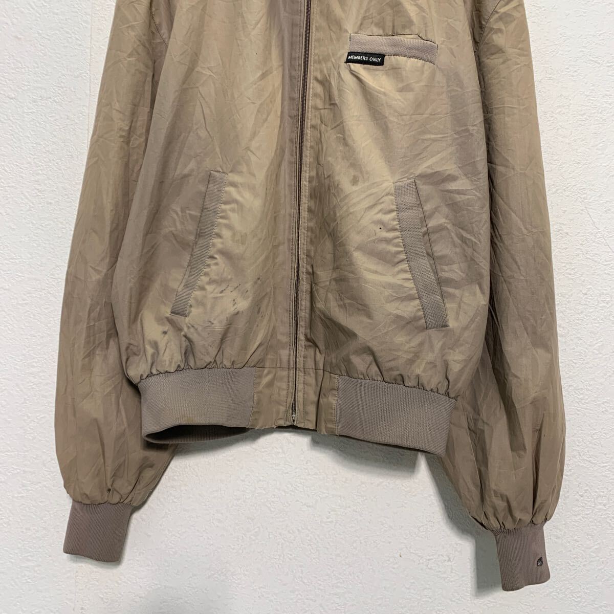 楽天市場】【中古】【古着】 MEMBERS ONLY ジップアップ ジャケット L
