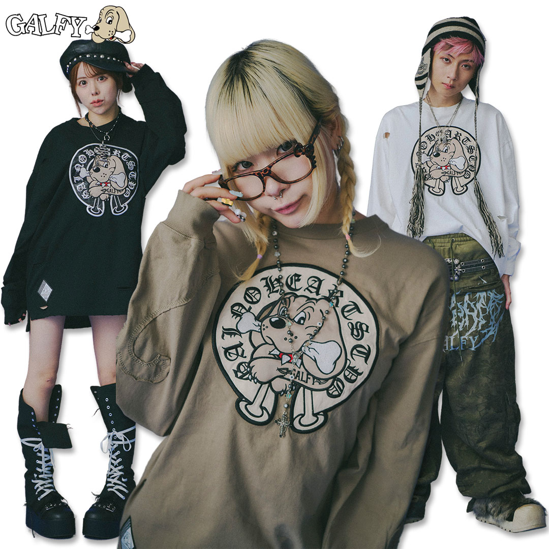 楽天市場】ガルフィー GALFY 百合の紋紋ボロンTee 中型犬 L 大型犬 XL
