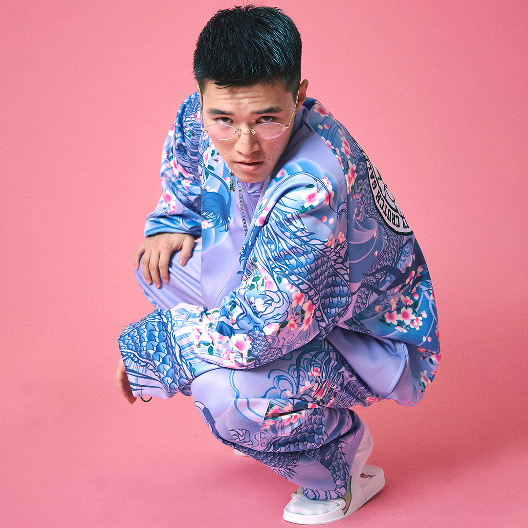 楽天市場】ガルフィー GALFY 四代目卍 SET UP 江戸紫 セットアップ