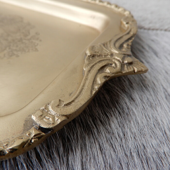 楽天市場】ブラス トレイ トレー 真鍮 カルトン 文具 クラシック