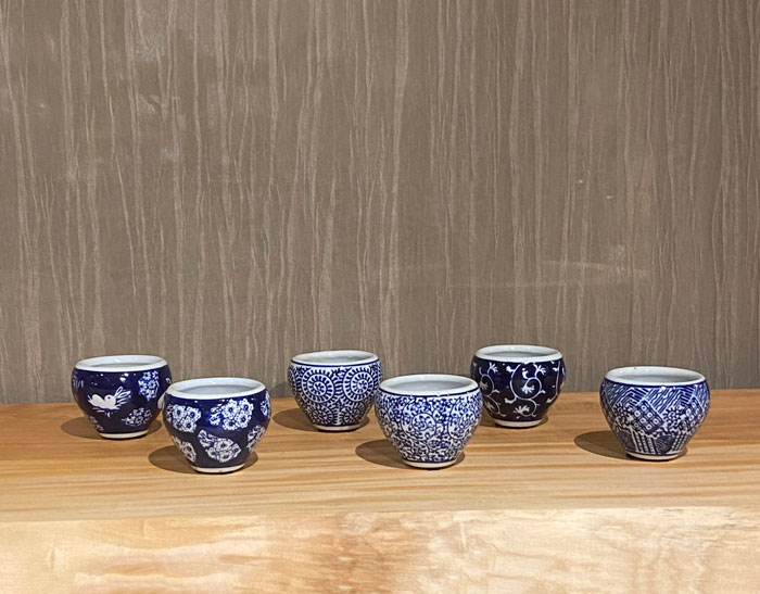 楽天市場】豆火鉢 ミニ火鉢 6点セット ミニ植木鉢 植木鉢 プランター