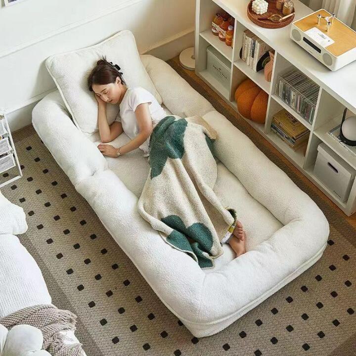 楽天市場】レイジーソファ 折りたたみ式ソファ、コンバーチブル