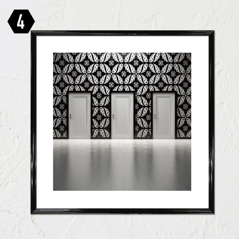 楽天市場】【 フレーム付 アートポスター 正方形 MONOCHROME