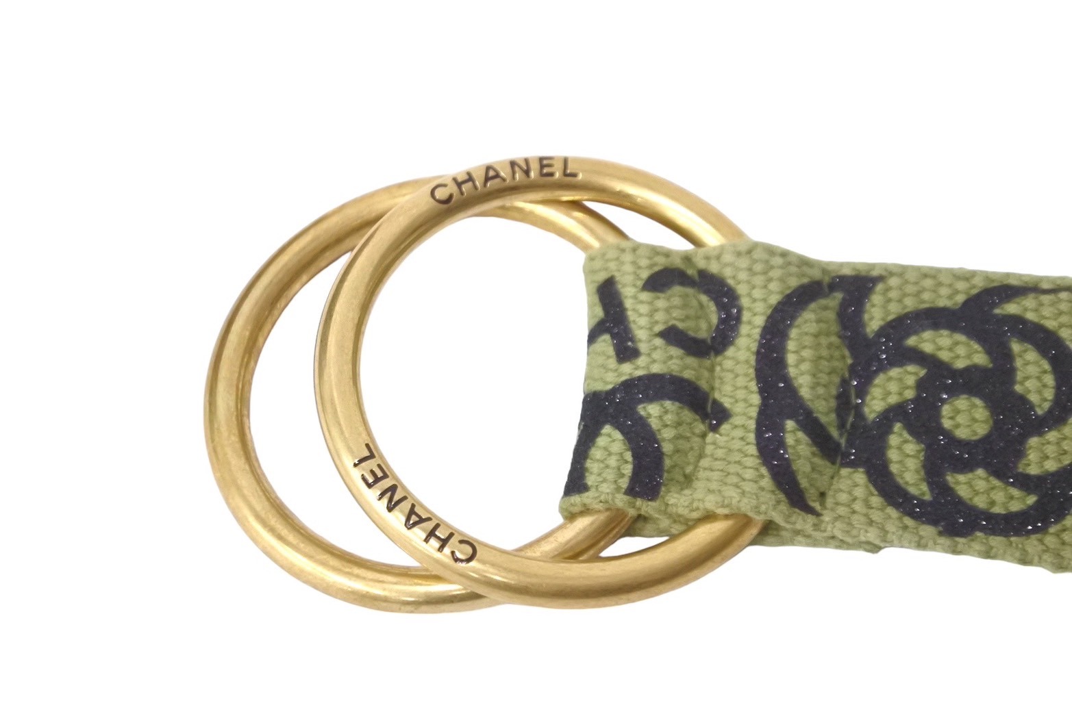 楽天市場】極美品 CHANEL シャネル ベルト リングベルト グラフィティ