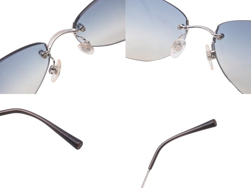 楽天市場】極美品 CHANEL シャネル サングラス リムレス ココマーク 59