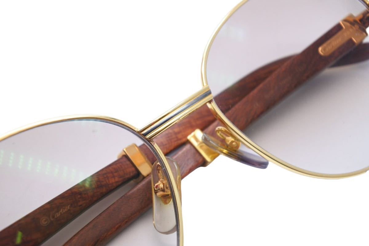 楽天市場】Cartier カルティエ メガネ 眼鏡 ウッドテンプル サングラス