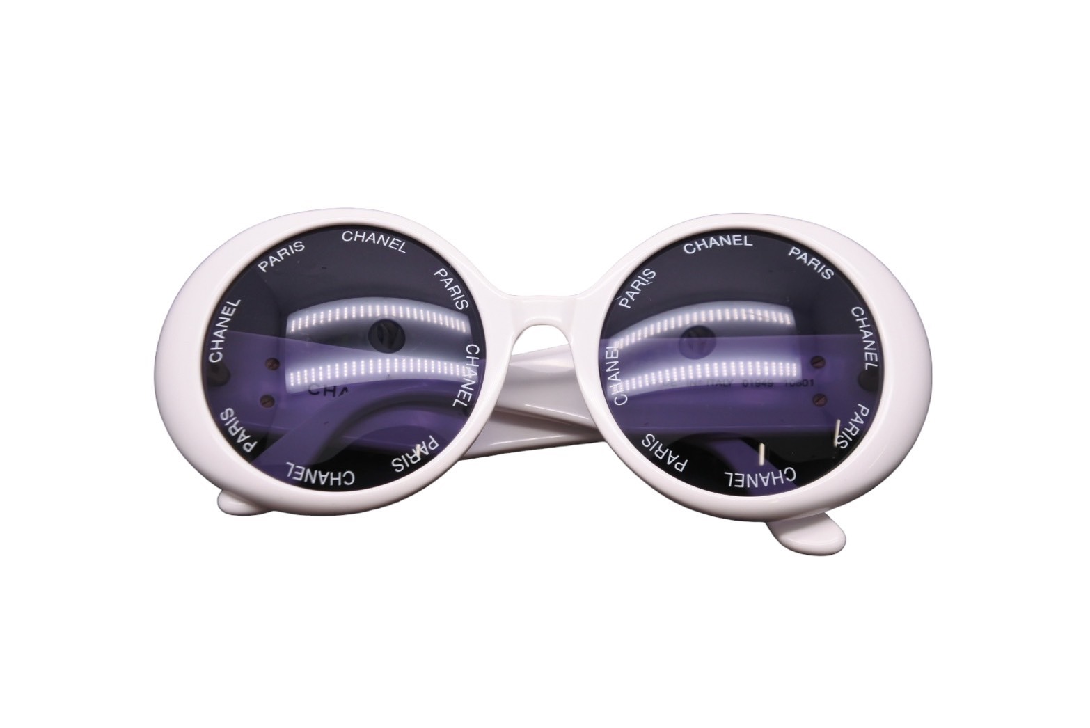 楽天市場】【セール】Chanel シャネル サングラス ロゴ 白 ココマーク