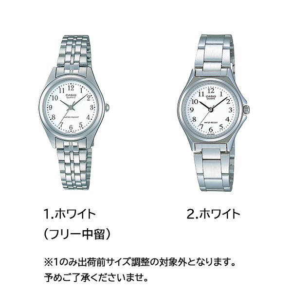 楽天市場】CASIO 腕時計 レディース アナログ メタルバンド 選べる6種