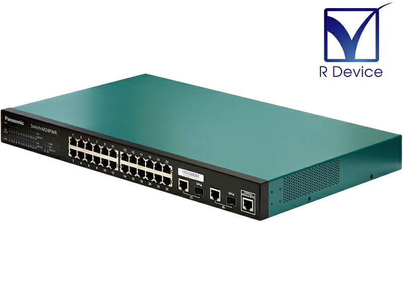 楽天市場】Switch-M24PWR PN232499 Panasonic レイヤ2 PoE給電