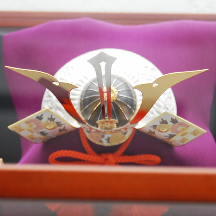 楽天市場】純銀 兜 4号(剣付) 五月人形 銀細工 関工芸 武比古