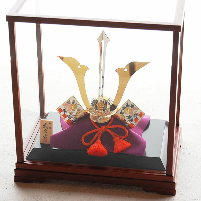 楽天市場】純銀 兜 3号(剣付) 五月人形 銀細工 関工芸 武比古