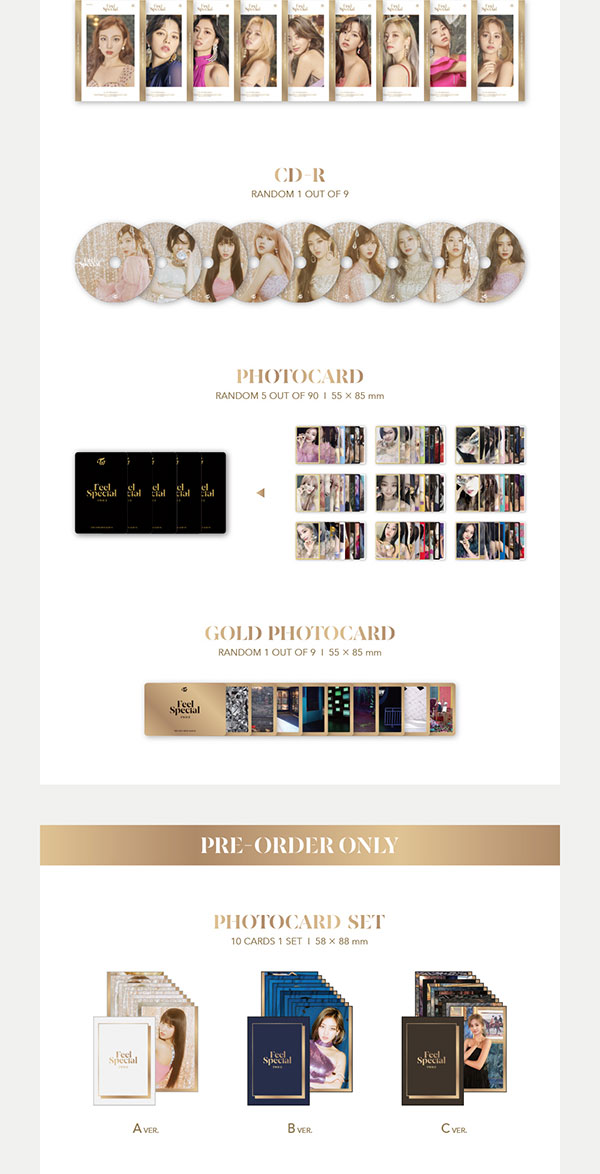 楽天市場】TWICE トゥワイス Feel Special 8TH MINI ALBUM バージョン3