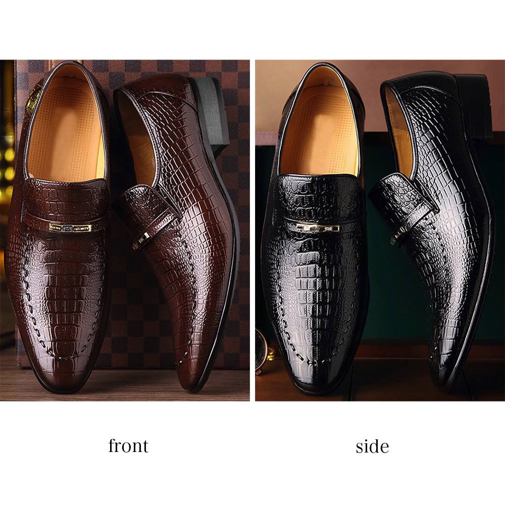 楽天市場】ローファー メンズ クロコダイル調ローファー ヒール