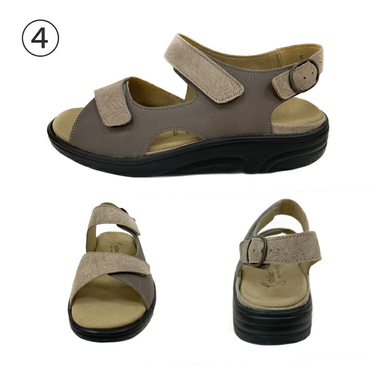 楽天市場】ストロバー サンダル レディース ブラック グレー ベージュ