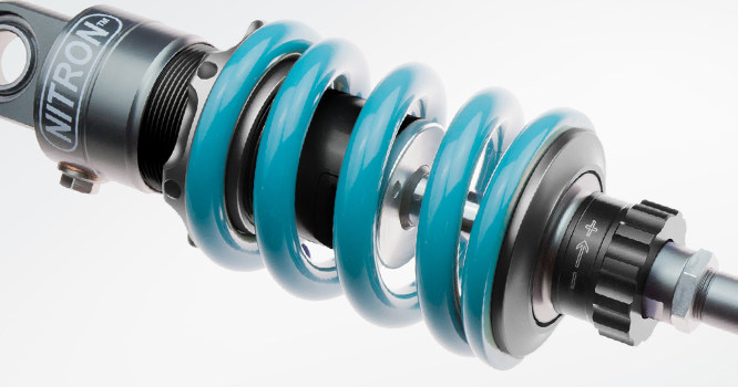 楽天市場】NITRON ナイトロン リアサスペンションミニショック MINI R1