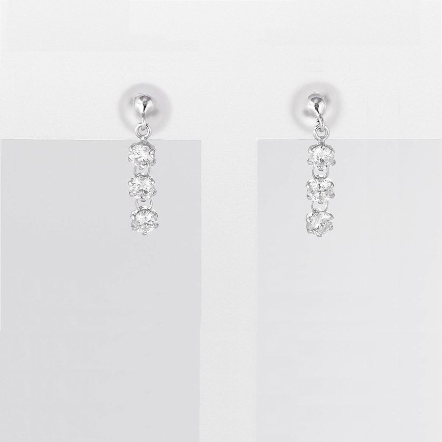 楽天市場】ダイヤモンド ピアス（ブランドトリロジー）（レディース