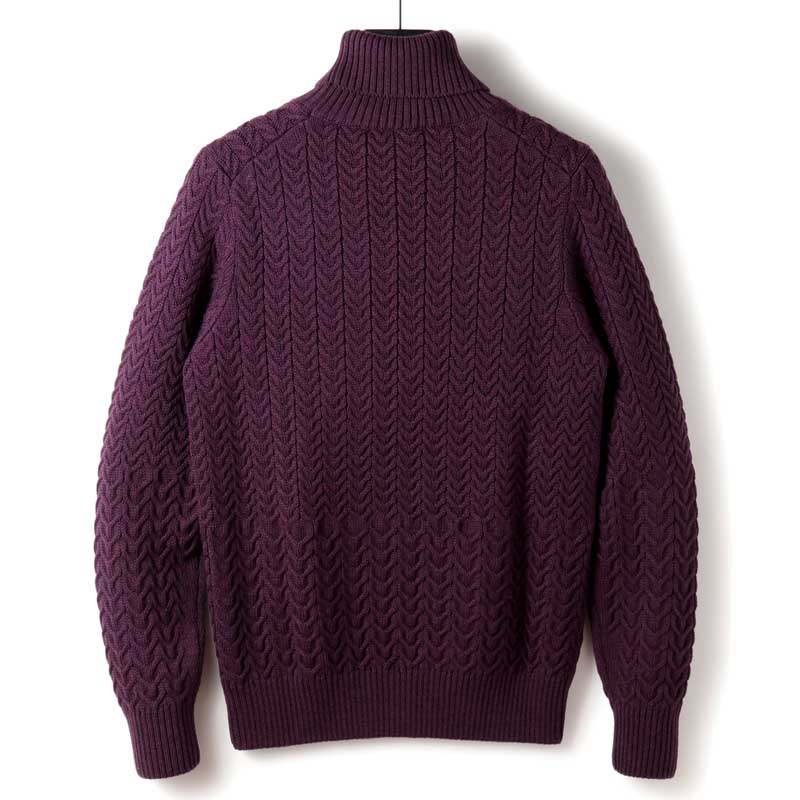 楽天市場】【40%OFF】ZANONE / ザノーネ｜ウールヘリンボーンケーブル