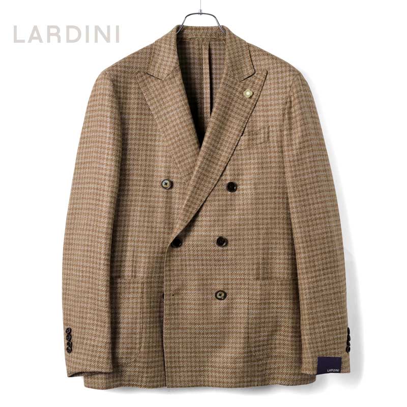 楽天市場】LARDINI / ラルディーニ｜ZEGNA製ウールシルクリネン千鳥格