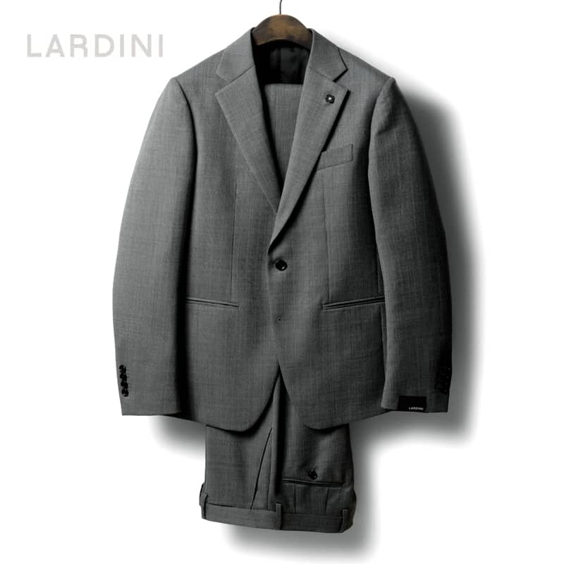 楽天市場】LARDINI / ラルディーニ｜ウールジャカードバーズアイ柄2B