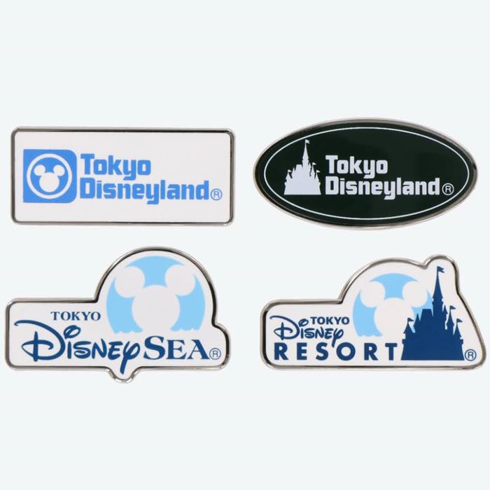 楽天市場】東京ディズニーランド ディズニー 通販 ロゴ ピンバッジ 4個