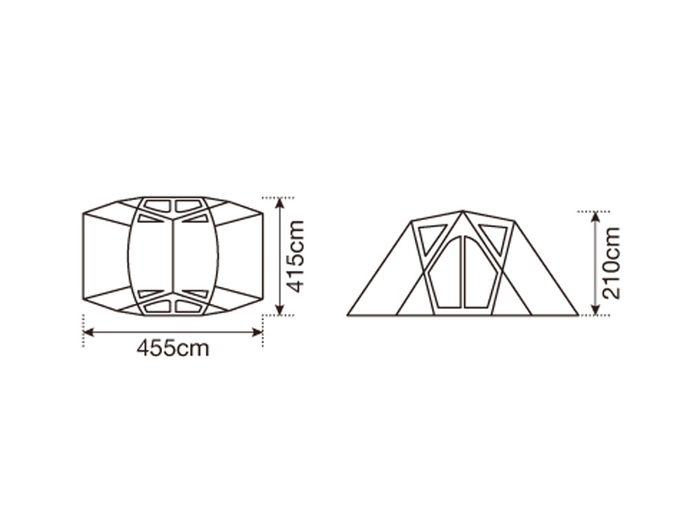 楽天市場】[tp-623R] snow peak（スノーピーク) リビングシェル