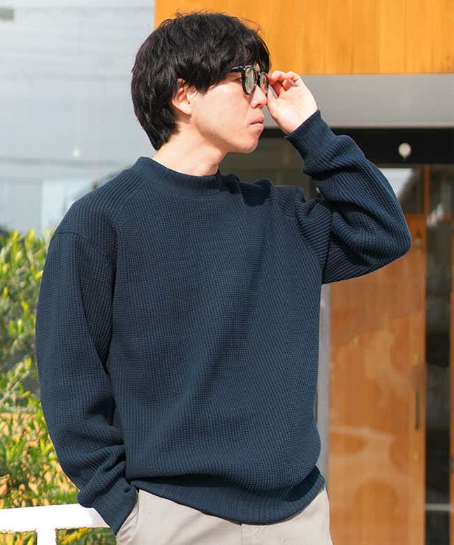 楽天市場】[JM7607]Jackman(ジャックマン) Waffle Midneck ワッフル