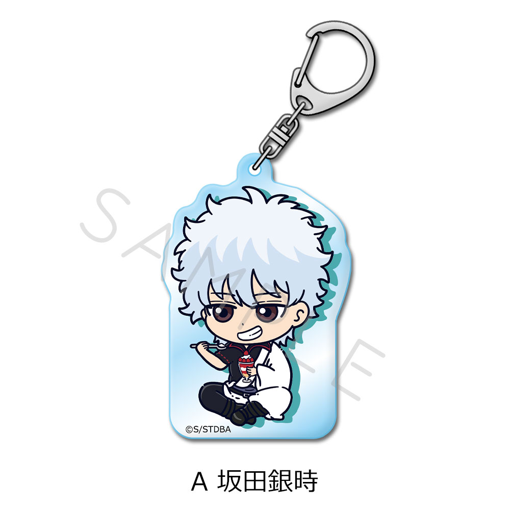 楽天市場】TVアニメ『銀魂』 アクリルキーホルダー A(坂田 銀時) B
