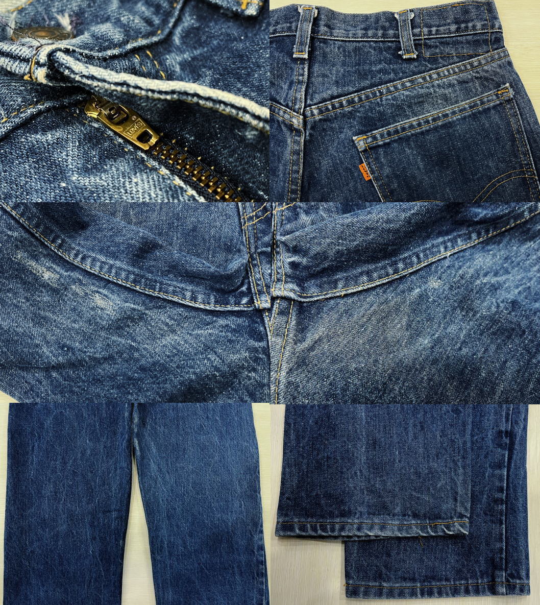 楽天市場】【中古】美品 リーバイス505 ハチマル 80S 古着 オレンジ