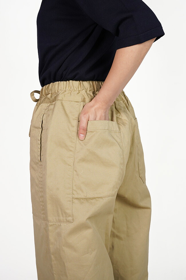 楽天市場】homspun ホームスパン 高密度 ウェポン ひもワイドパンツ