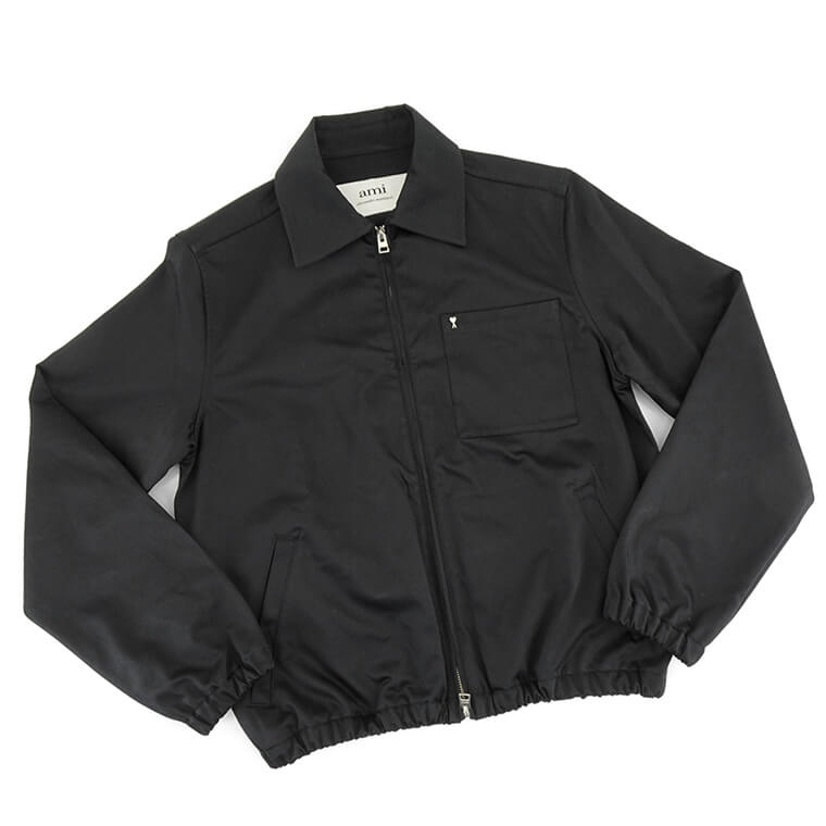 楽天市場】アミ AMI メンズ ブルゾン HJK053 CO0009 NOIR ブラック 001