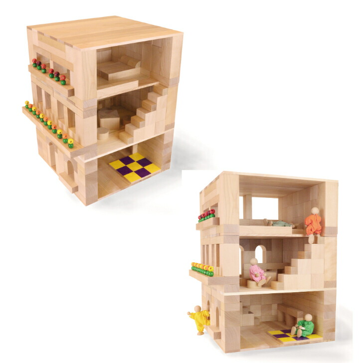 楽天市場】【予約・納期は7月頃】WAKU-BLOCK45 G100 童具館 積み木 長