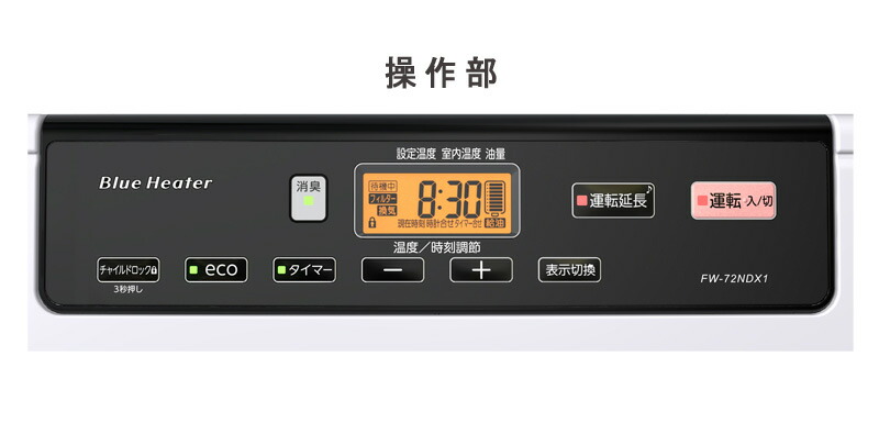 楽天市場】ダイニチ Dainichi 石油ファンヒーター FW-72NDX1-W ムーン