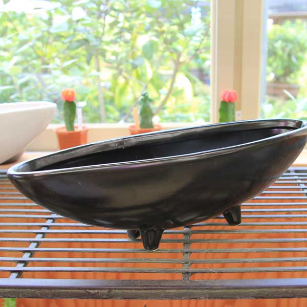 楽天市場】雑貨 洋風モダン鉢：舟型鉢 34.0cm*資材 : 遊恵盆栽 楽天