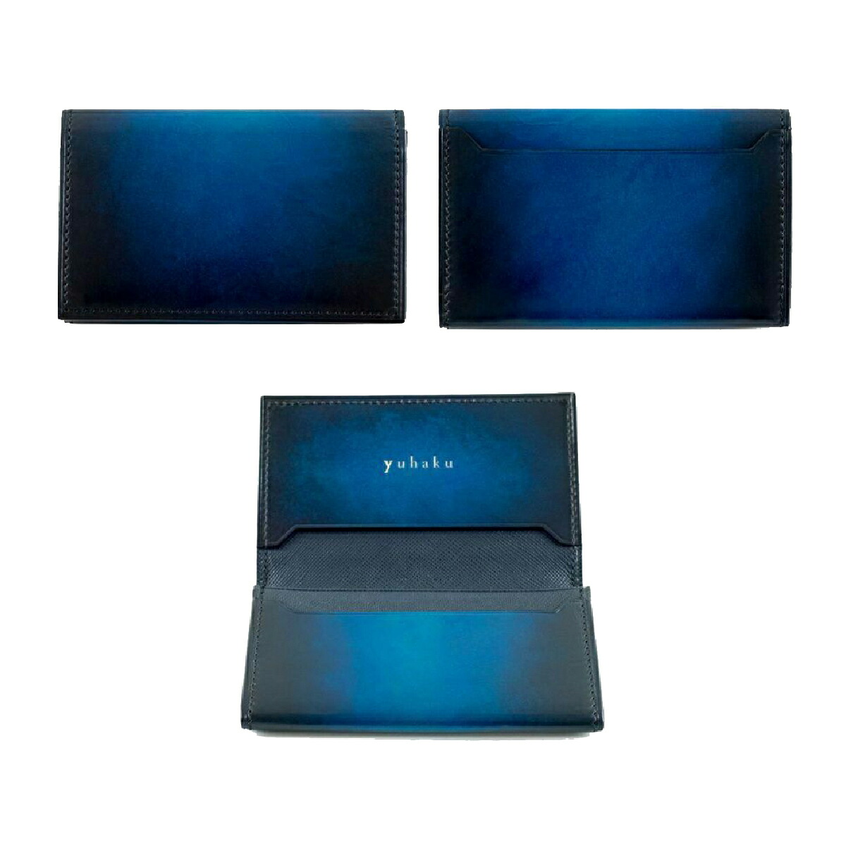 楽天市場】【公式】ブランド直営サイト yuhaku ユハク 牛革 名刺入れ