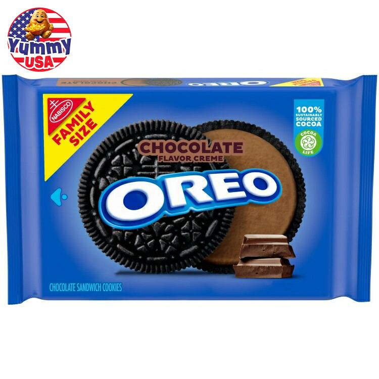 楽天市場】オレオ チョコレートクリーム サンドイッチクッキー 18.71