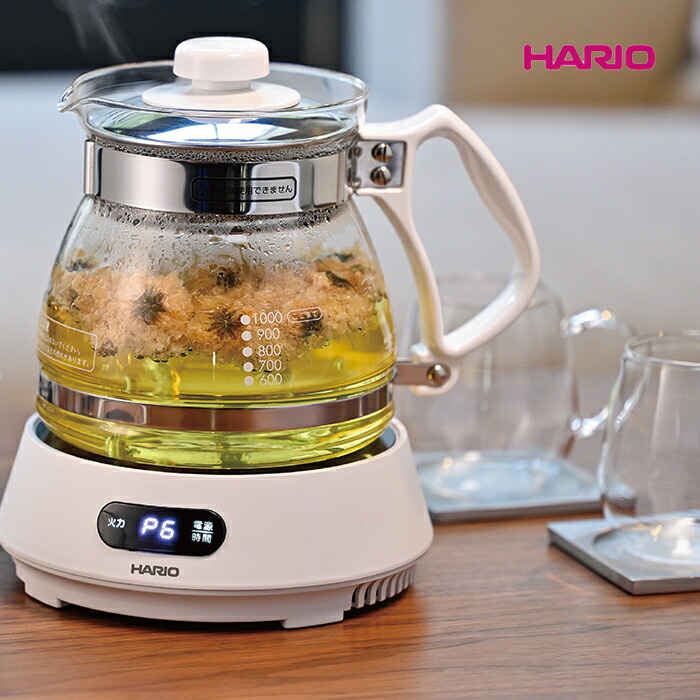 楽天市場】HARIO ハリオ マイコン煎じ器N HMJN-1000-W 漢方 健康茶