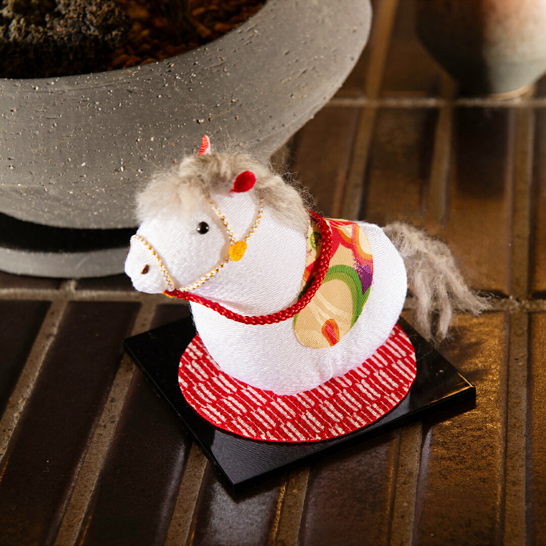 楽天市場】【40％OFF】馬 置物 十二支 和雑貨 ちりめん 和風インテリア