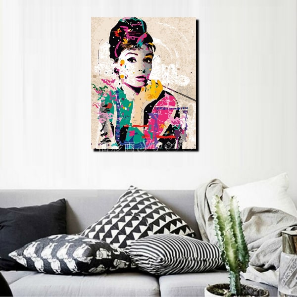 楽天市場】インテリア アートパネル 絵『特大1パネル カラフル