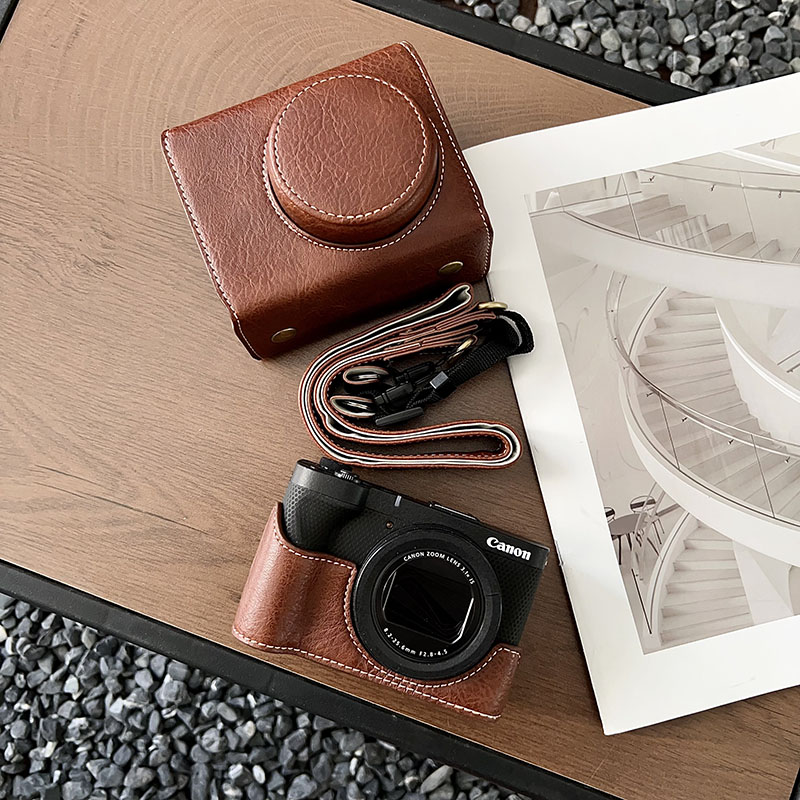 楽天市場】CANON カメラケース PowerShot V1 専用 PUレザー 一眼レフ