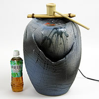 楽天市場】送料無料 信楽焼き電動つくばい 陶器つくばい 循環 水琴窟