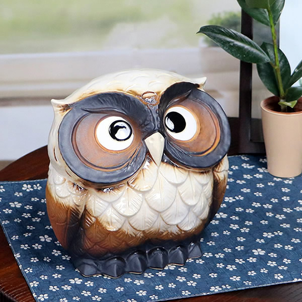 楽天市場】【38時間限定20%OFFクーポン配布中】信楽焼 梟 ふくろう