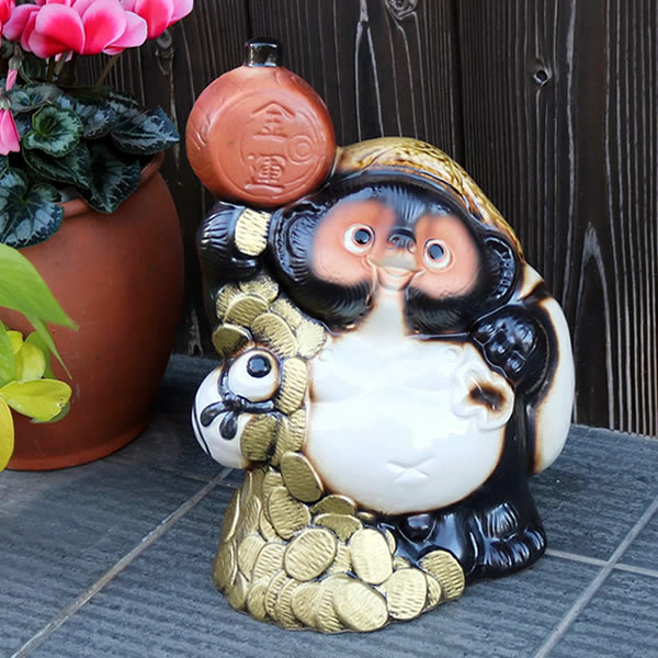 楽天市場】信楽焼 七福神 大黒天 陶器 置物 狸 タヌキ 置き物 信楽焼