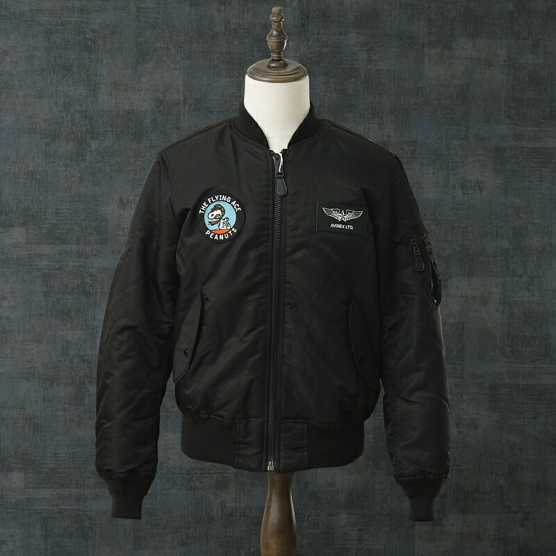 楽天市場】AVIREX アビレックス #7834252052 AVIREX×PEANUTS MA-1